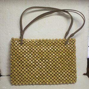 The Sak Elliot Lucca Wood Bead Purse